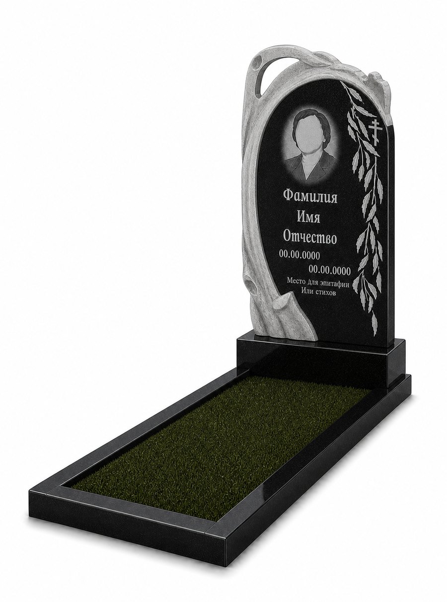 Памятник модель А-96 - Резные памятники из каталога МРАМОР