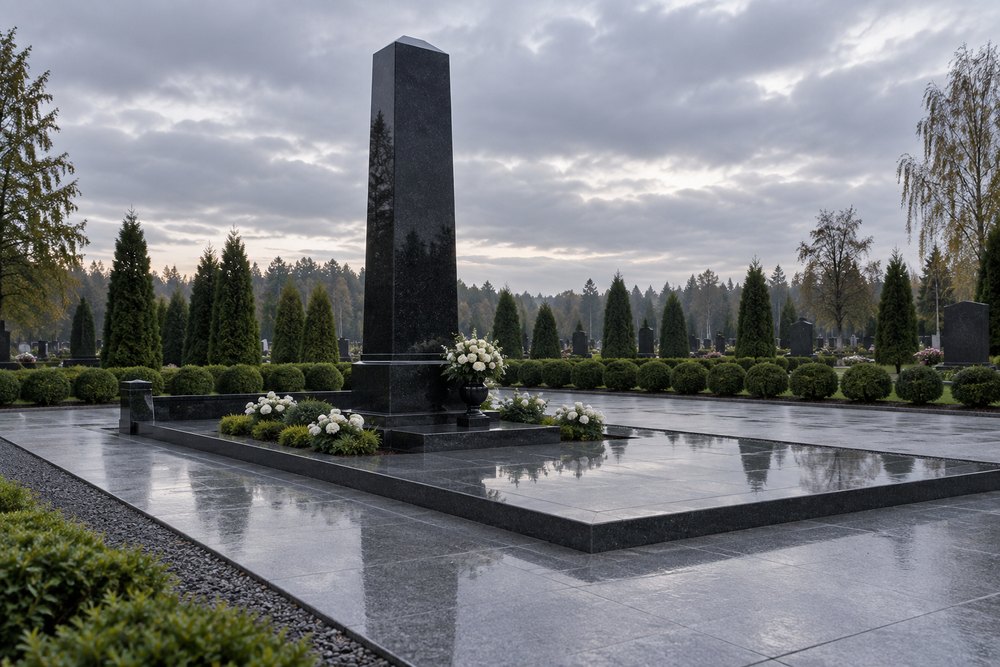 Гранитный памятник с доставкой и установкой в Хиславичах
