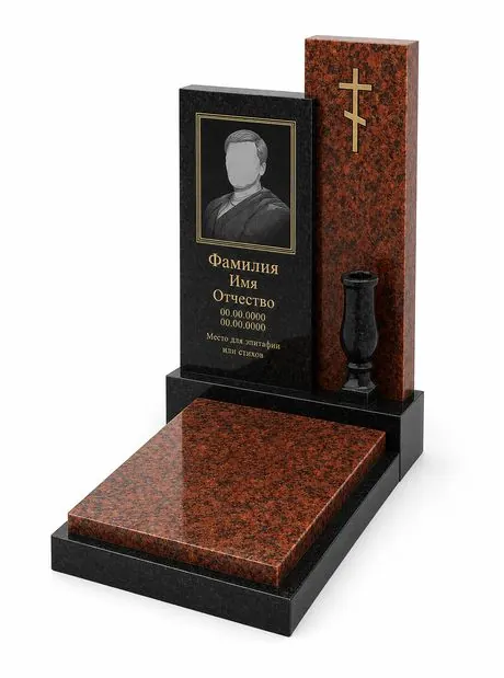 Памятник Н-8 - новая модель памятника из гранита, каталог МРАМОР, Смоленск
